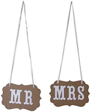 Furniture Manbas Mr And Mrs Photo Props Chair Signs Bride
