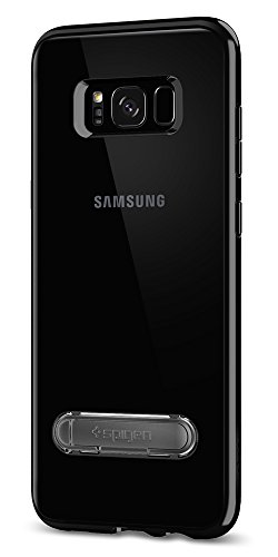 Spigen Ultra Hybrid S Galaxy S8 Plus Case with Air Cushion Technology and Magnetic Metal Kickstand for Galaxy S8 Plus (2017) - Midnight Black