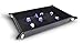RNK Gaming Folding Dice Tray PU Leather and Black Velvet Rectangle for Dice Rolling Games Like DND d&d