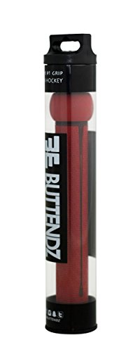 Buttendz Flux Z Hockey Stick Replacement Grip (Red/Black Drip)