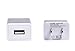 USB Wall Charger, URmaker 3Pack 5V/1A Universal Portable Travel Adapter High Speed USB Charger Plug for iPhone 7, 7 Plus, 6S, 6S Plus, iPad, Samsung S8 S7, LG G5 G4, HTC and More, Black Gold Rose Gold