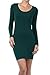 M. Rena Long Sleeve Seamless Dress (One Size, Seaweed)