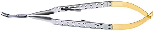 Bimedix NH-B3/C Laschal Model PCF-N-TCLC/R Needle Holder, Barraquer #3, Curved Carbide Jaws (6"/15.2 cm), Spring Stainless Steel