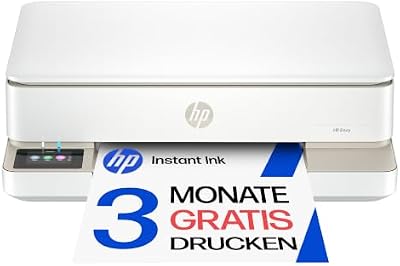 Envy 6120e, Multifunktionsdrucker, 3 Monate gratis drucken Instant Ink inklusive, Drucken, Kopieren, Scannen, Mobiler Faxversand, Wi-Fi, Beidseitiger Druck