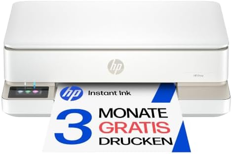 Envy 6120e, Multifunktionsdrucker, 3 Monate gratis drucken Instant Ink inklusive, Drucken, Kopieren, Scannen, Mobiler Faxversand, Wi-Fi, Beidseitiger Druck