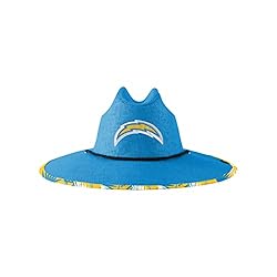 FOCO Los Angeles Chargers NFL Team Color Straw Hat