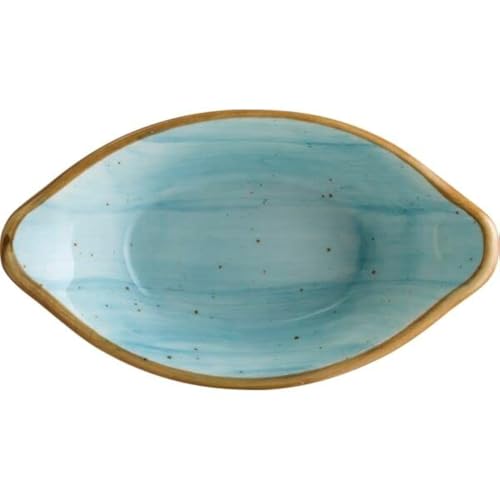 Bonna »Aura« Schale oval, aqua, Länge: 110 mm, 12 Stück