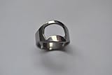 1pc Silver Color Stainless Steel Beer Ring Bottle Openers (Size8)