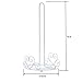 Trenton Gifts Paper Towel Holder With Scrolled Heart Design - White