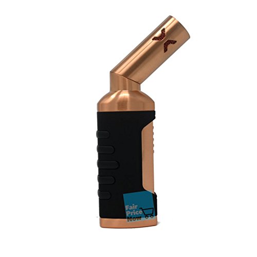 Zico ZD-51 (Original) Refillable Butane Quad Torch Lighter (Black/Gold)& Free Lighter