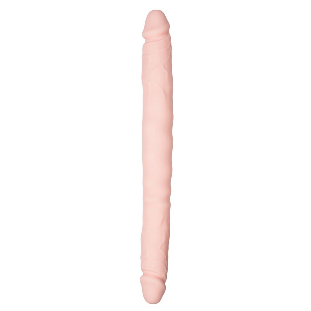 Easytoys Dildo Collection - Double Dong doubledildo with Beautiful Penis Head for Real Feel - 30 cm - Flesh - 100% Phthalate-Free Soft Silicone - Lifelike Double Ended Dong