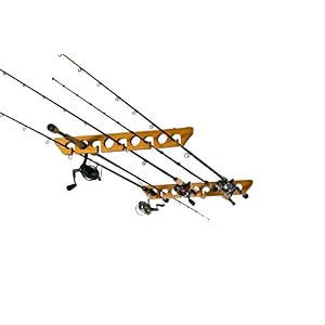 Organisée De La Pêche – Support De Plafond Horizontal Pour Le Rangement De Canne à Pêche