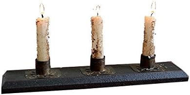 Pine Creek 12" x2.75" Triple Candle Holder