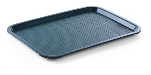 HENDI Fastfood dienblad, AmerBox, medium, schokbestendig, breukbestendig, stapelbaar, 305x415x(H)20mm, polypropyleen, groen