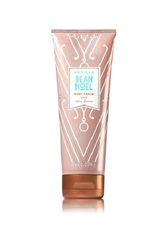 Bath And Body Works Vanilla Bean Noel Body Cream With Shea Butter 8 Oz