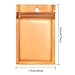 150 Packs Polyester Film Zip Lock Bags Aluminum Foil Bags Durable Double-Sided Metallic Foil Polyester Film Flat Pouch 7.5 x 12 cm/ 3 x 4.7 Inch(Gold,7.5 x 12 cm/ 3 x 4.7 Inch)