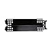Hisencn 15 inch Grill Heat Plate Replacement for Charbroil 463436215, 466334613, 466342014, 463436213,G432-0096-W1, Porcelain Steel Heat Tent Shield Deflector for Kenmore 16113, 16115 (4 Pack)