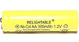 Solar Light AA Ni-CD 300 mAh Rechargable Batteries (Pack of 20)