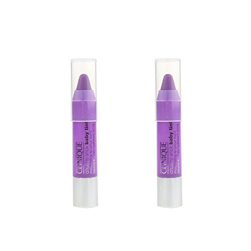 Clinique 'Chubby Stick Baby tint' Moisturizing lip colour balm - 04 Flowering Freesia 0.04oz/1.2g (Pack of 2)