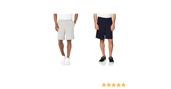 champion jersey drawstring active shorts