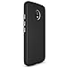 Dretal for Moto E4 Case (U.S. Edition), [Shock Absorption] Ultra-Thin Anti-Slip Armor Silicone Rubber Heavy Duty Hybrid Protective Cover for Motorola Moto E4 / Moto E (4th Generation)(Black)