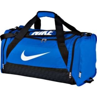 nike brasilia medium holdall grey