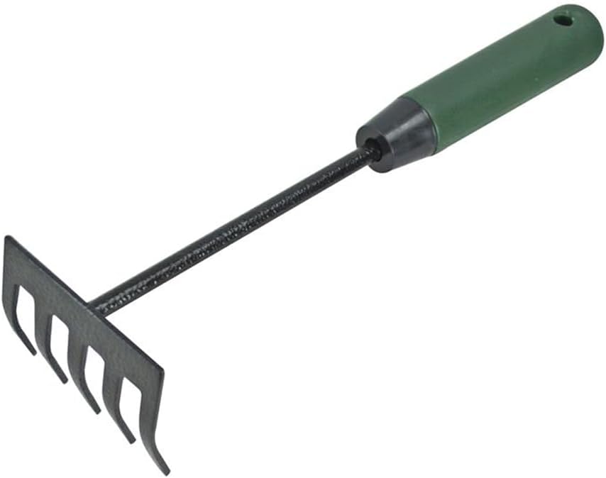 Faithfull Essentials Carbon Steel Hand Rake 29cm with Tubular Handle