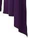 LL WSK850 Womens Draped Open- Front Cardigan XXL DARK_PURPLE