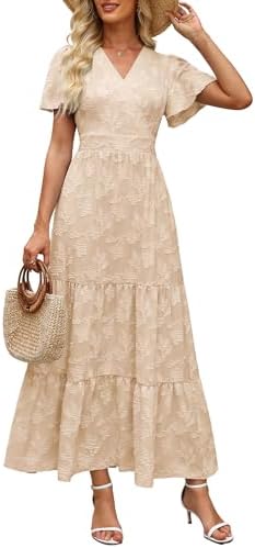 off white beige wrap dress DAZY Elegant Off-White Modest Shawl Wrap Dress Set,Autumn Spring/Summer Fitted Waist Outfit With Flared Sleeves And Pearl Decor,Party Weddings Commuting