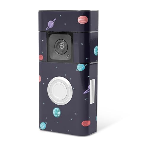 MightySkins Skin Compatible with Ring Video Doorbell Plus - Bright Night Sky |…