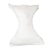 DMI Neck Pillow for Cervical, Neck and Shoulder Support to Relieve Pain and Headaches with Removable Cover, Medium Support, White