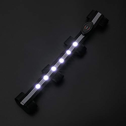 MOYLOR Illuminate LED Protective Gear Head Collar for Horse Browband Horse Bridle Safety Light Horses Equipment - Horsing Accessory (1pcs of White)