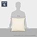 Juvale Blank Throw Pillow Cover Cases for DIY Design (4 Pack), 17 Inches, Natural Color