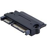 CableCreation SATA 22Pin (7+15 Pin) Male to SATA 22 Pin (7+15Pin) Female adapter Convertor, Sata Male-Female Adapter