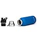 MIRA 17 Oz Stainless Steel Vacuum Insulated Water Bottle | Thermos Keeps Drink Cold for 24 hours & Hot for 12 hours, Doesn't Sweat | Large Powder Coated Flask with 2 Lids | Hawaiian Blue