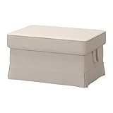 Ikea Cover for ottoman, Lofallet beige 1428.8520.3810