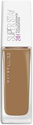 Maybelline New York Foundation, Superstay 24 Hour Longlasting Foundation, Lightweight Feel, Water and Transfer Resistant, 30 ml, Shade: 46, Warm Honey