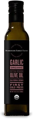 Extra Virgin Cold Pressed Organic Olive Oil - Garlic