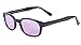 Pacific Coast Original KD's Biker Sunglasses (Black Frame/Purple Lens)