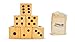 Giant Dice - Wooden Set for Yard & Lawn Games - Play Big Jumbo Yardzee & Yardkle at The Beach, Park, or Family Event