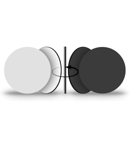 Double-Sided Flip Magnets, 25 Pack, 1" Black/White, For Office Organization And Messaging