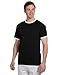 Champion Men's Tagless Short-Sleeve Ringer T-Shirt, black/white, Medium