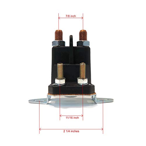 Replacement Starter Solenoid for Troy Bilt Mowers 1752137, 1753539
