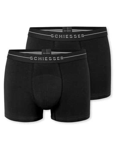Schiesser Cotton Flex Intimo, Nero_183341, 3XL Uomo