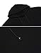 IN'VOLAND Women's Long Sleeve Hooded Loose Casual Pullover Hoodie Dress Tunic Sweatshirt Dress with Pockets Black