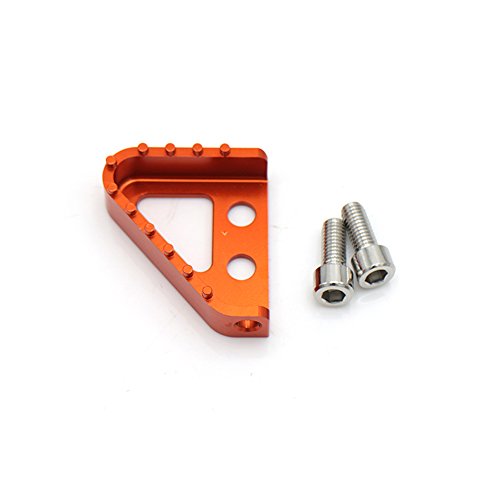 Motorcycle Rear Brake Pedal Step Plate Tip Gear Shifter Shift Lever For KTM 125 - 530 950 ADVENTURE 690 SMC SX XC XCF XCW EXC (orange)