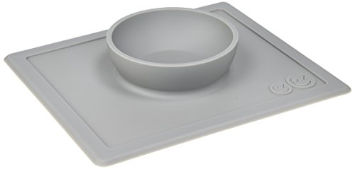 ezpz HB000 Happy Bowl, Gray, One Size
