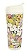 Kate Spade New York 16 Ounce Insulated Travel Mug, Double Wall Travel Tumbler for Coffee/Tea, Floral Dot