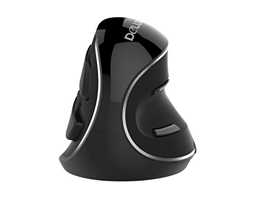 Delux m618 plus ergonomic vertical mouse wireless optic…