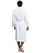 TowelSelections Mens Robe 100% Cotton Terry Cloth Shower Bathrobe Spa Towel Bath Robes for Men Large-X-Large White
